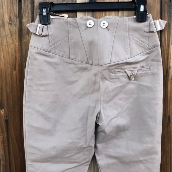 Karen Millen England Sail Pants High Waist Button - Picture 3 of 6